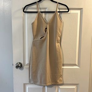 PRETTYLITTLETHING Strappy Cut Out Detail Bodycon Dress